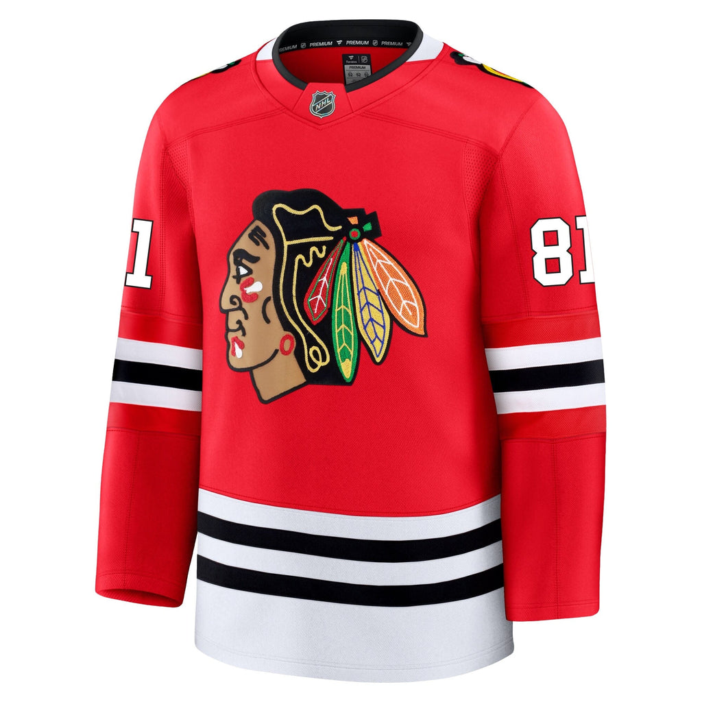 Sam Lafferty Chicago Blackhawks Fanatics Premium Home Jersey